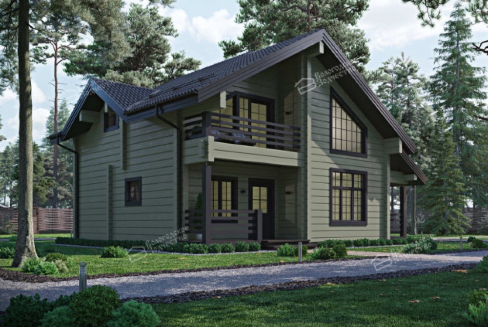 Дом из клееного бруса VZ-351